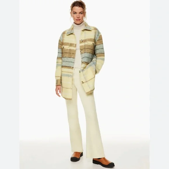 New Aritzia 2XS Wilfred Free The Ganna Long Shirt/Jacket Fall Winter Casual - Picture 3 of 11